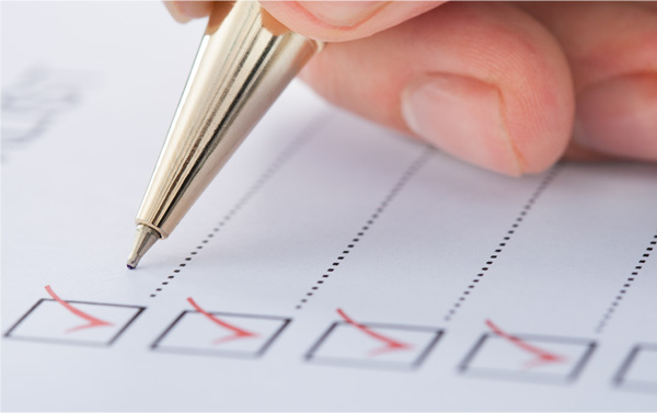 チェックシート